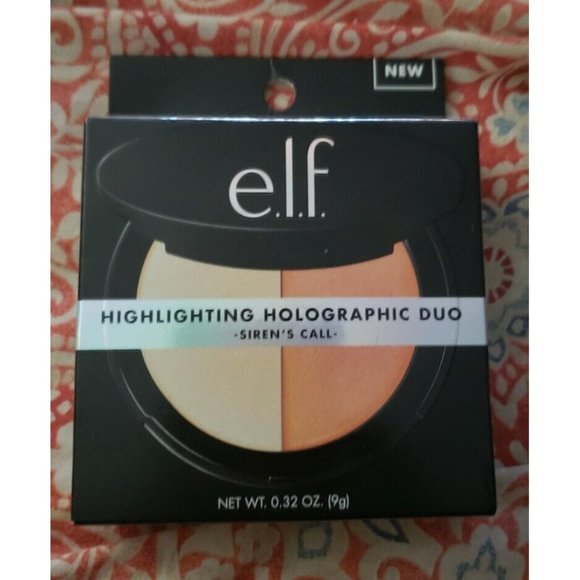 ELF Makeup Elf Highlighting Holographic Duo Sirens Call Luminescent